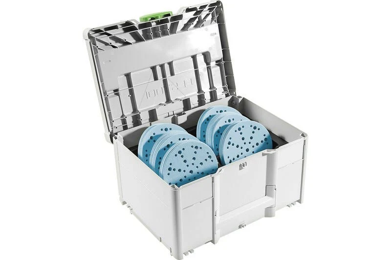 Festool ETS EC 150/3 EQ 150mm (6") Compact Finish Sander Set w/ Granat Abrasive Value Set Systainer - Image 3