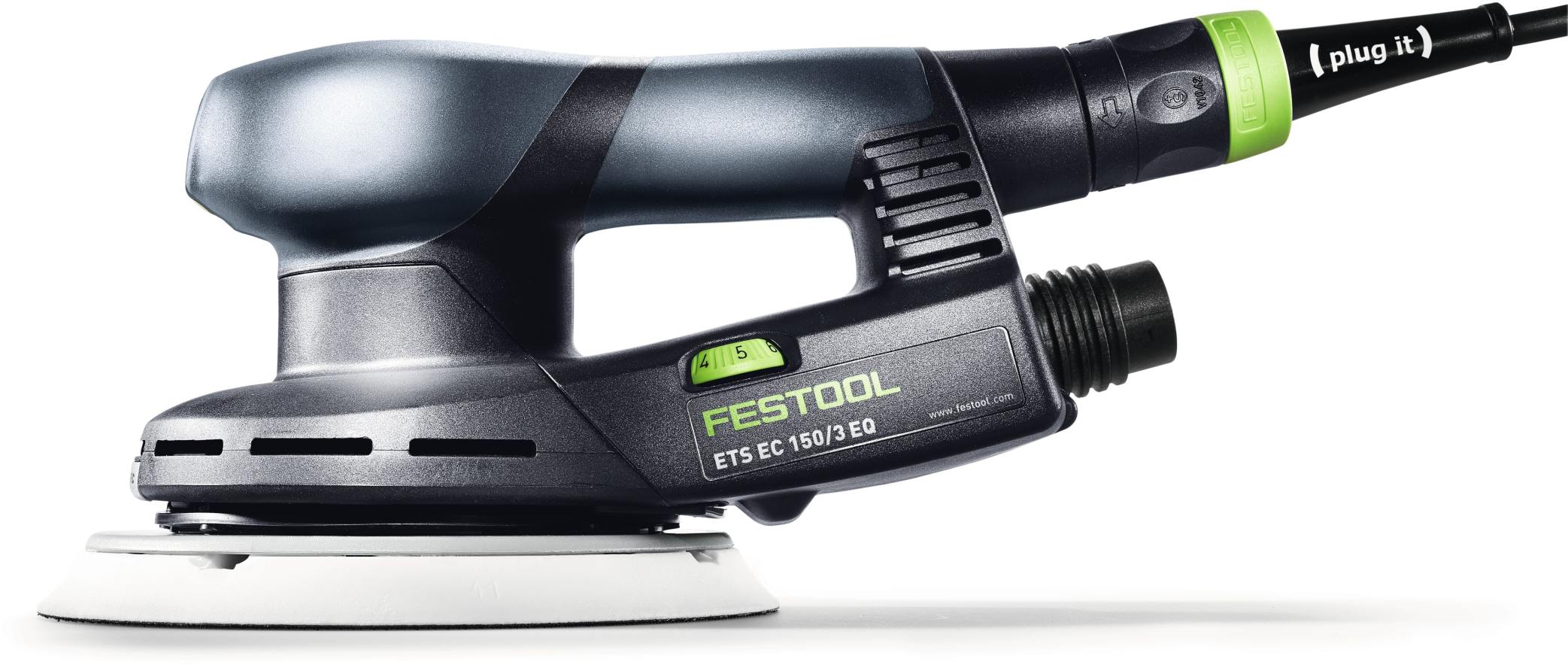 Festool ETS EC 150/3 EQ 150mm (6") Compact Finish Sander Set w/ Granat Abrasive Value Set Systainer - Image 9