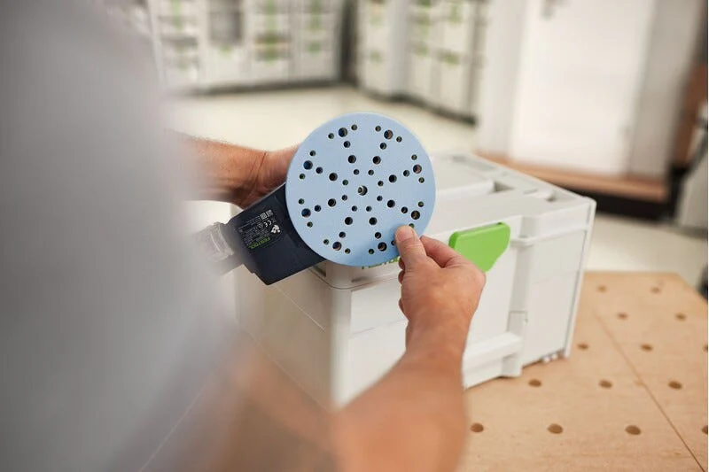 Festool ETS EC 150/5 EQ 150mm (6") Compact Finish Sander Set w/ Granat Abrasive Value Set Systainer - Image 14