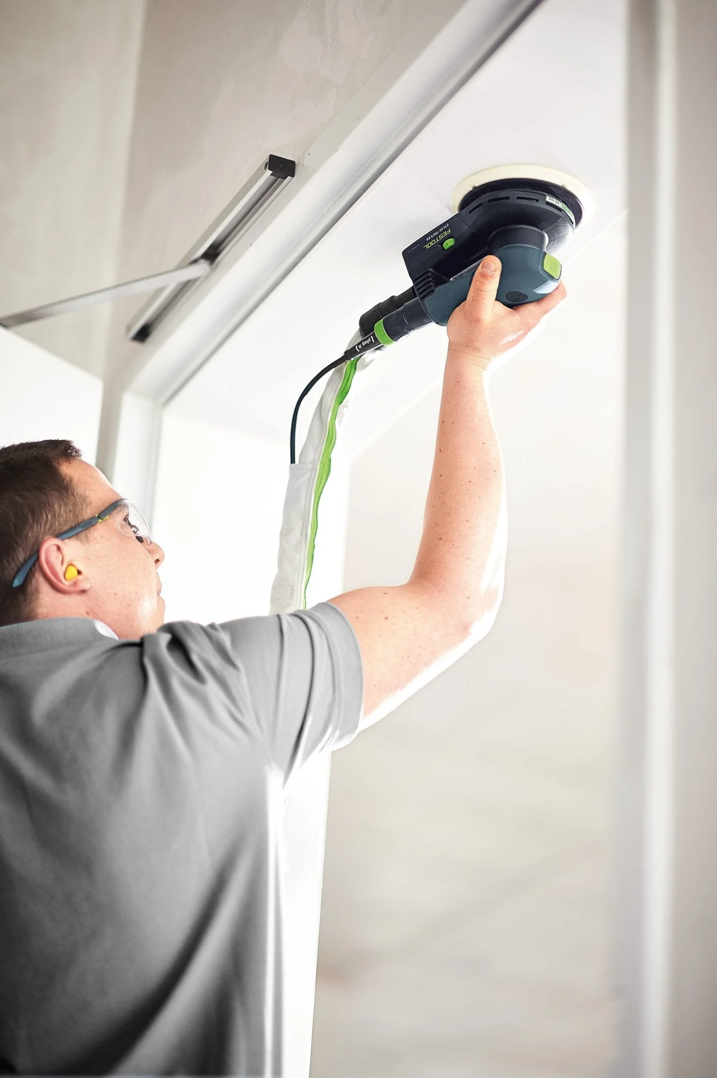 Festool ETS EC 150/5 EQ 150mm (6") Compact Finish Sander Set w/ Granat Abrasive Value Set Systainer - Image 7