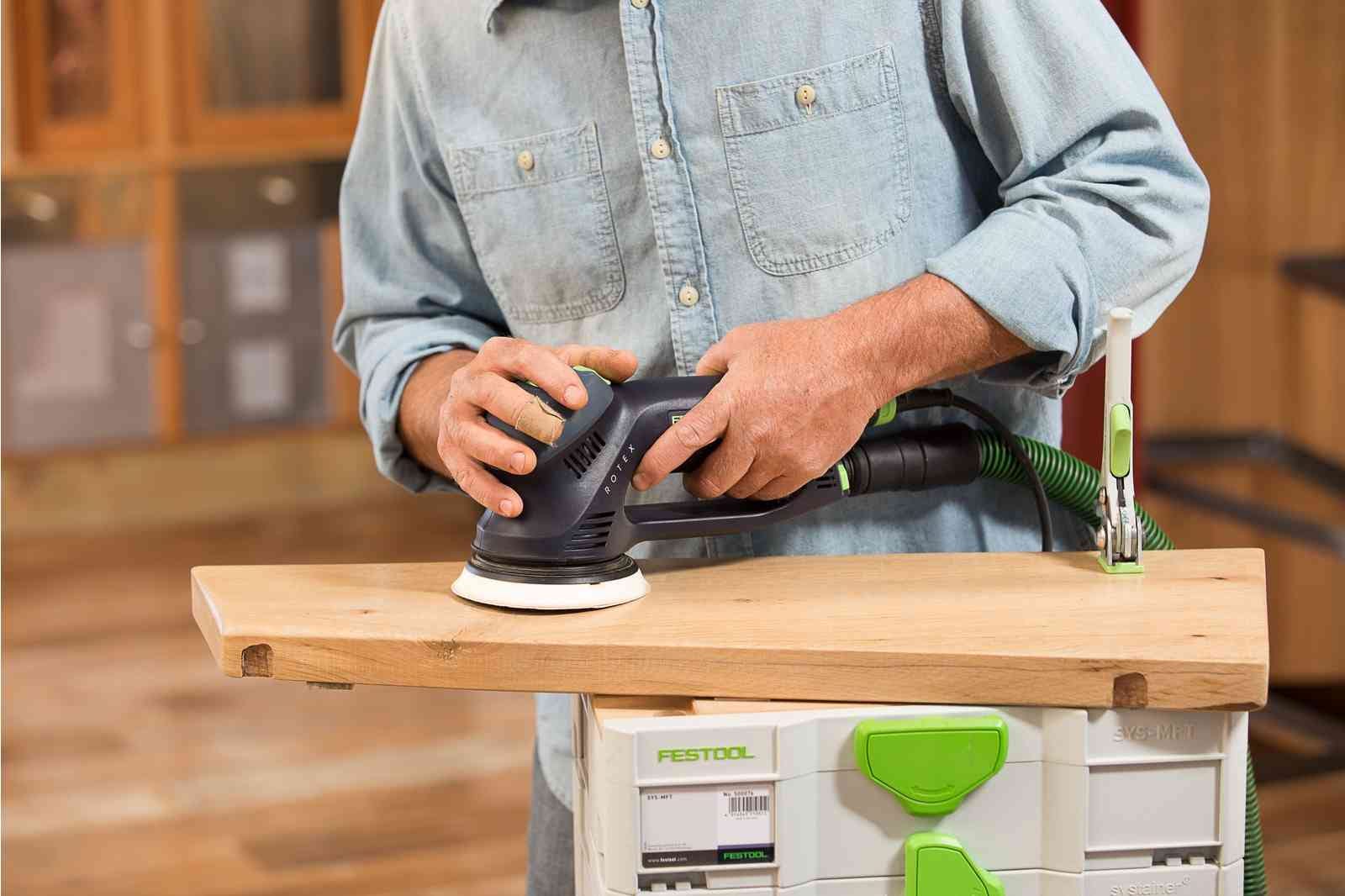 Festool RO 125 FEQ-Plus Rotex 125mm (5") Multi-Mode Sander w/ Granat Abrasive Value Set Systainer - Image 14