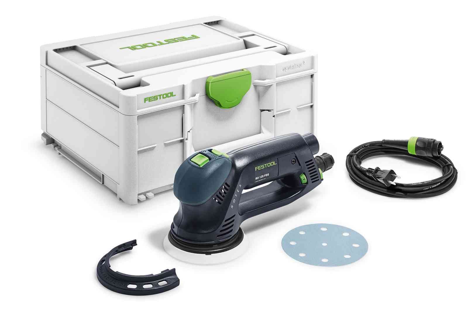 Festool RO 125 FEQ-Plus Rotex 125mm (5") Multi-Mode Sander w/ Granat Abrasive Value Set Systainer - Image 4
