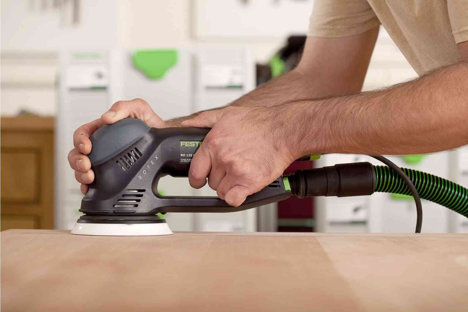 Festool RO 125 FEQ-Plus Rotex 125mm (5") Multi-Mode Sander w/ Granat Abrasive Value Set Systainer - Image 7