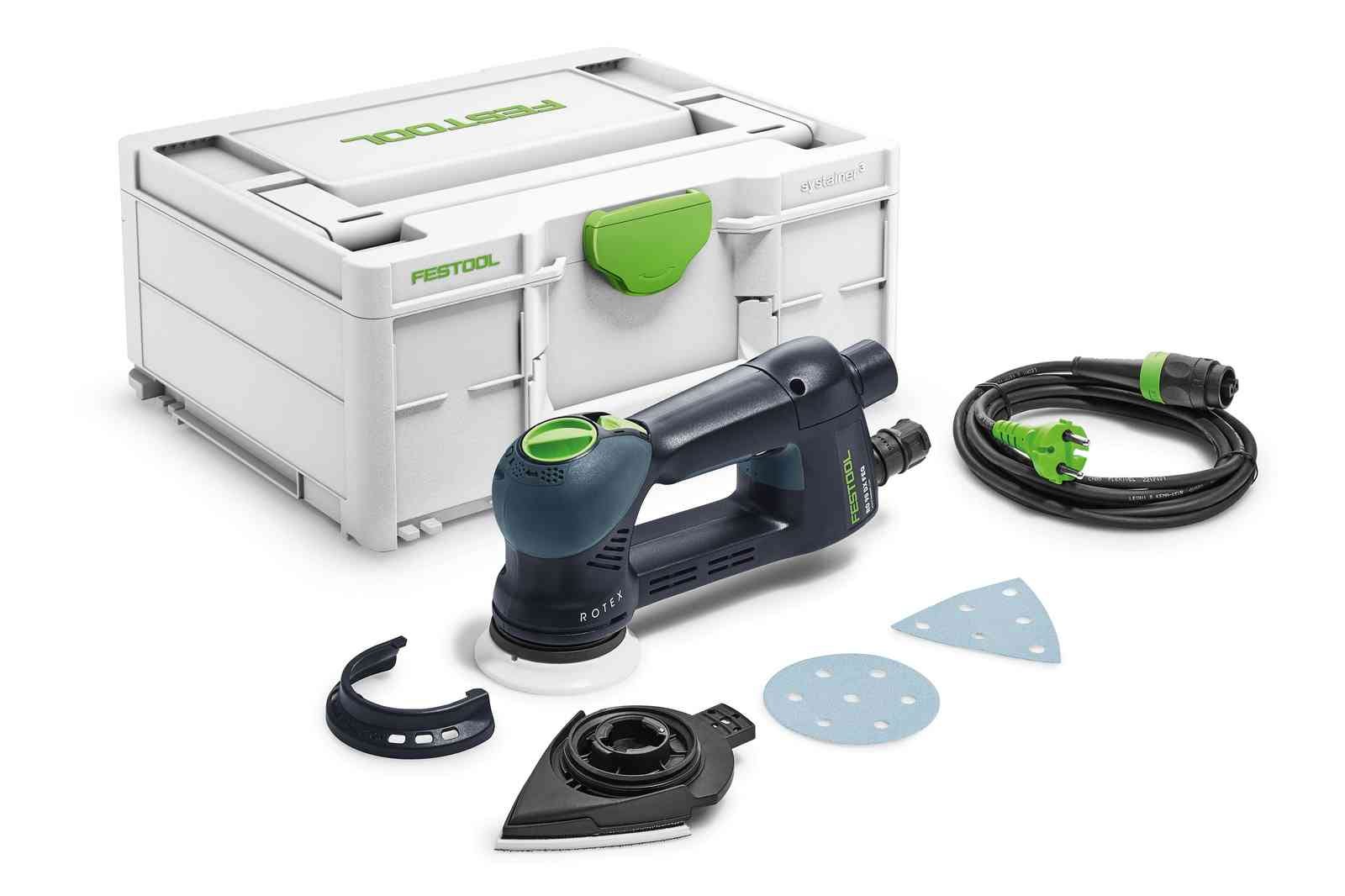 Festool RO 90 DX FEQ-Plus Rotex Sander Set w/ Granat Abrasive Value Set Systainer - Image 4