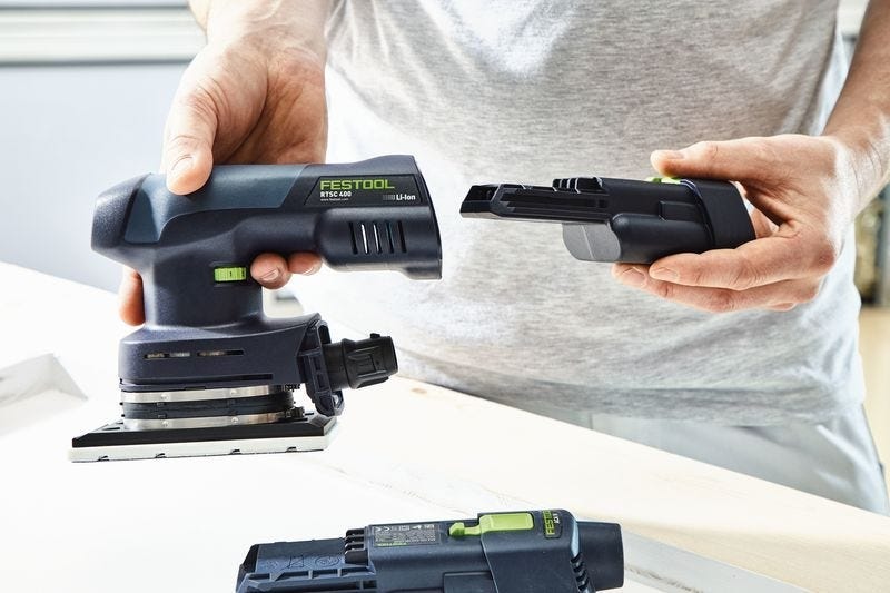 Festool RTSC 400 18V Brushless Hybrid Sander Set w/ Granat Abrasive Value Set Systainer - Image 5