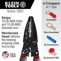 Klein Tools 1019 Klein-Kurve Wire Stripper / Crimper / Cutter Multi Tool - Image 16