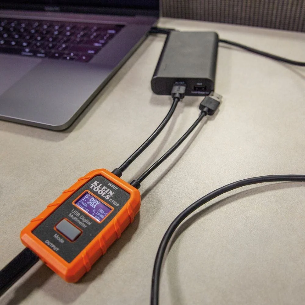 Klein ET920 USB Digital Meter, USB-A and USB-C - Image 3