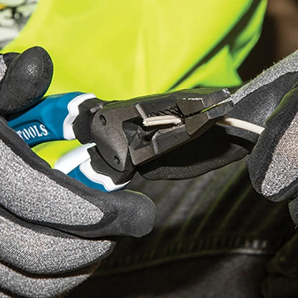 Klein K12065CR Klein-Kurve Heavy-Duty Wire Stripper / Cutter / Crimper Multi Tool, 8-20 AWG - Image 4