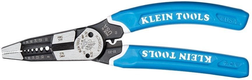 Klein K12065CR Klein-Kurve Heavy-Duty Wire Stripper / Cutter / Crimper Multi Tool, 8-20 AWG - Image 6