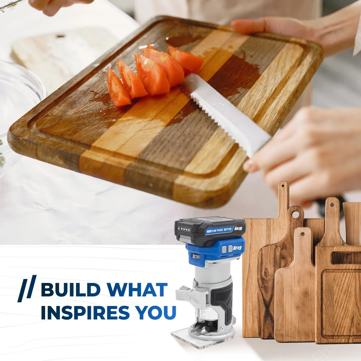 Kreg KPTRT025A 20V Ionic Drive Cordless 1/4-in Trim Router, Tool Only - Image 14