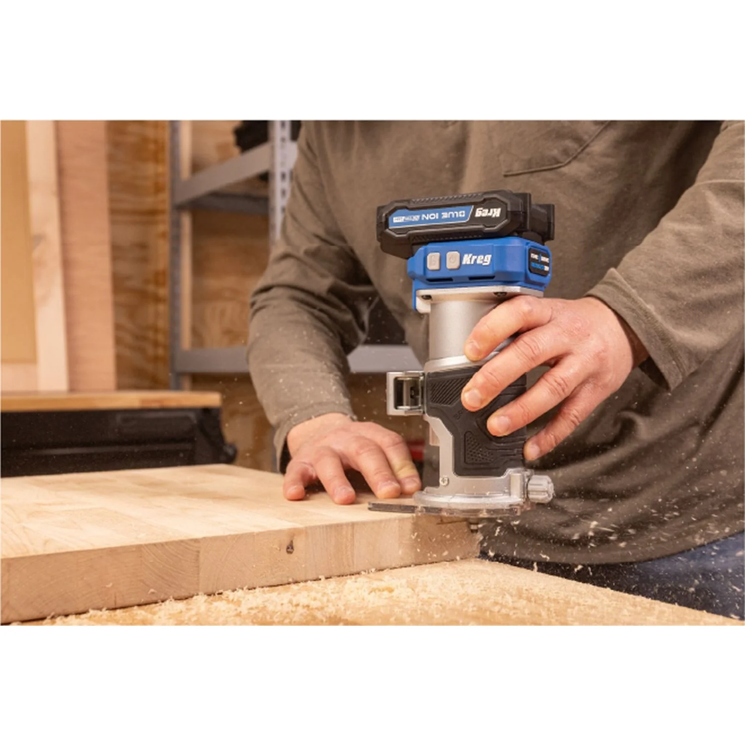 Kreg KPTRT025A 20V Ionic Drive Cordless 1/4-in Trim Router, Tool Only - Image 15