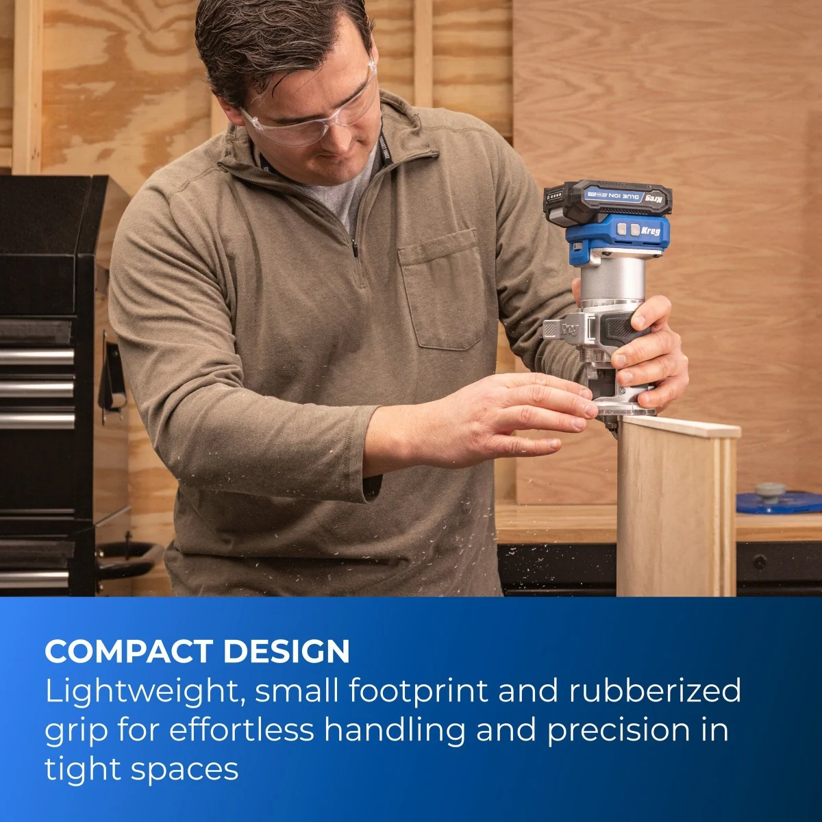 Kreg KPTRT025A 20V Ionic Drive Cordless 1/4-in Trim Router, Tool Only - Image 8