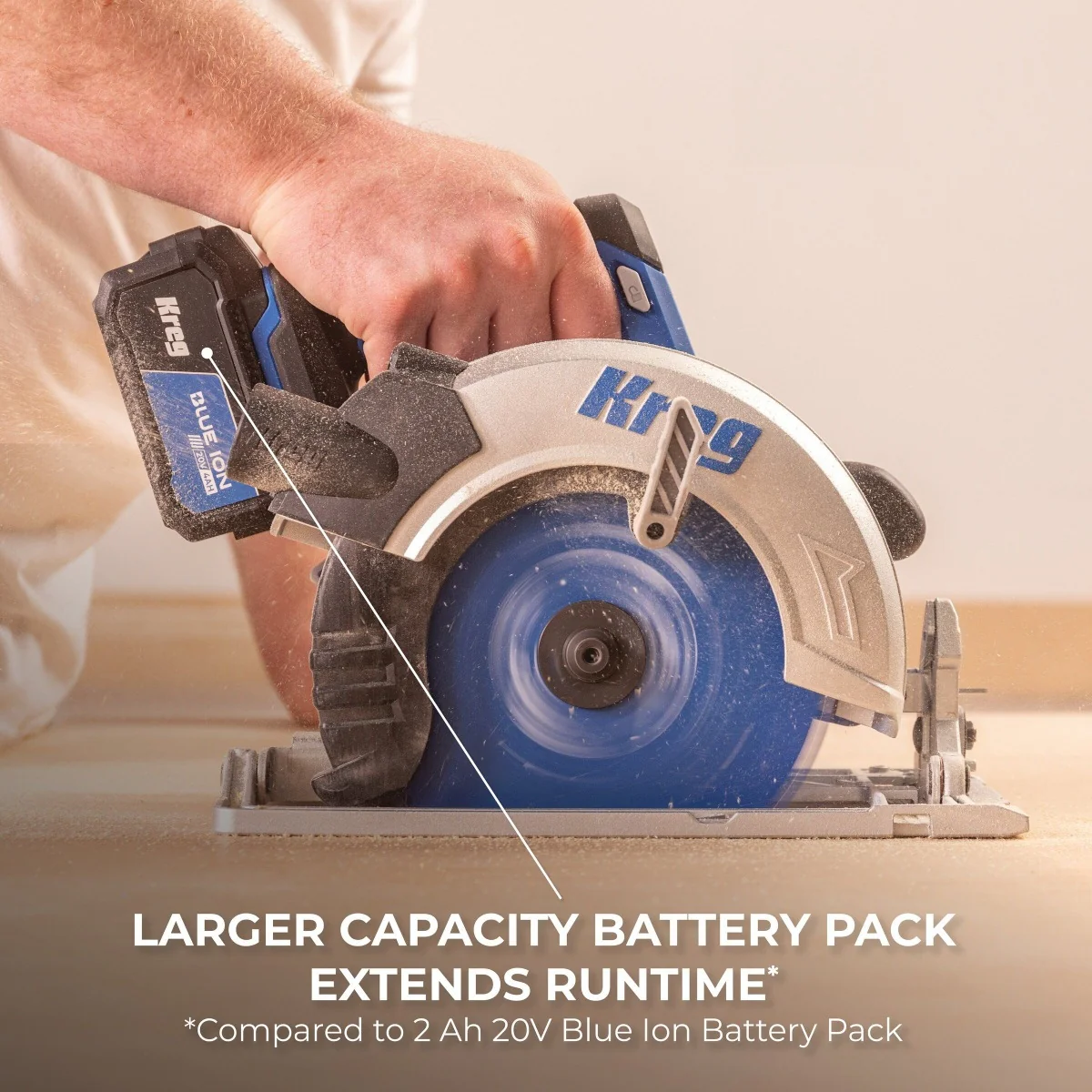 Kreg BATT4A 20V Blue Ion 4.0 Ah Battery Pack - Image 5
