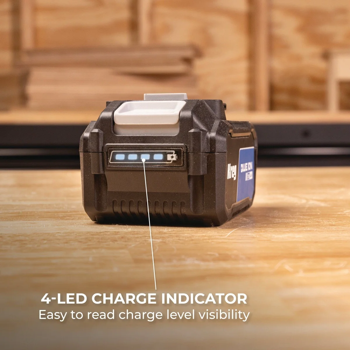 Kreg BATT4A 20V Blue Ion 4.0 Ah Battery Pack - Image 6