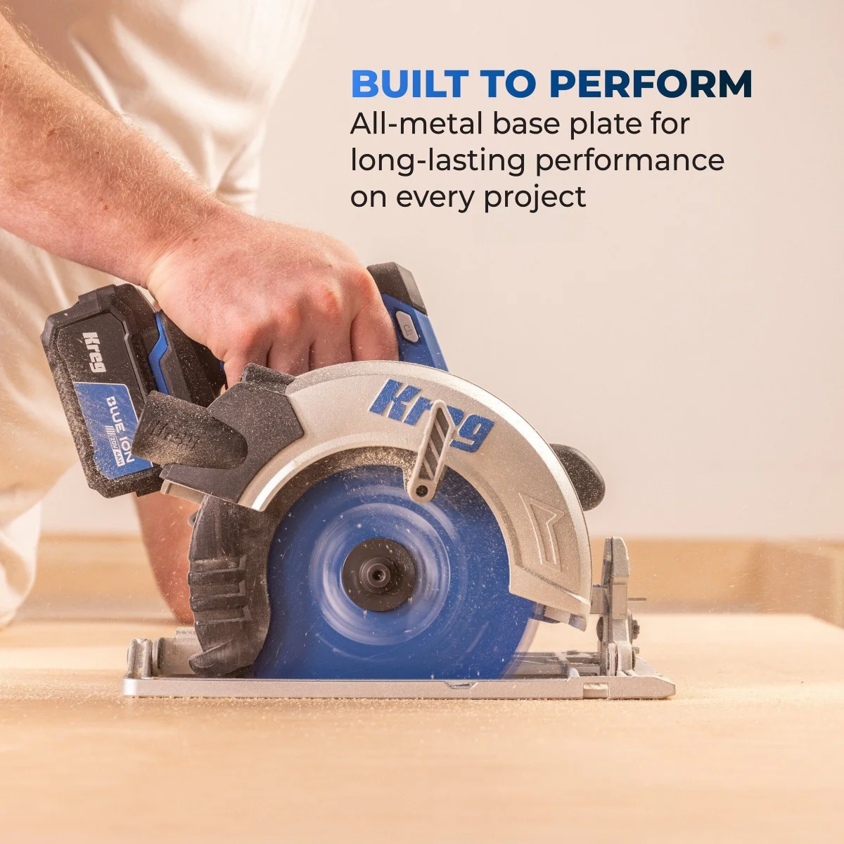 Kreg KPTCS725A 20V Ionic Drive 7-1/4-in Circular Saw, Tool Only - Image 8