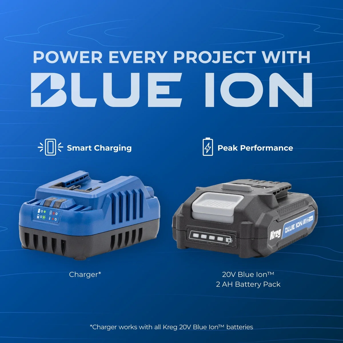 Kreg KPTDR050A 20V Ionic Drive Compact Drill & Driver Combo Kit - Image 11