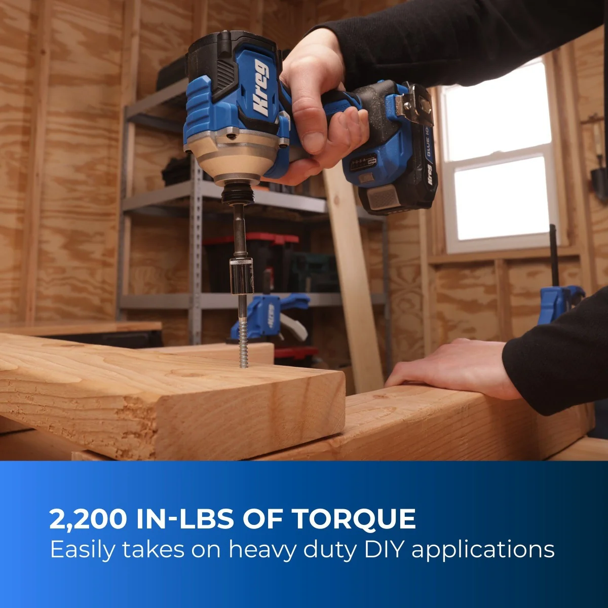 Kreg KPTDV025A 20V Ionic Drive 1/4-in Compact Impact Driver, Tool Only - Image 4