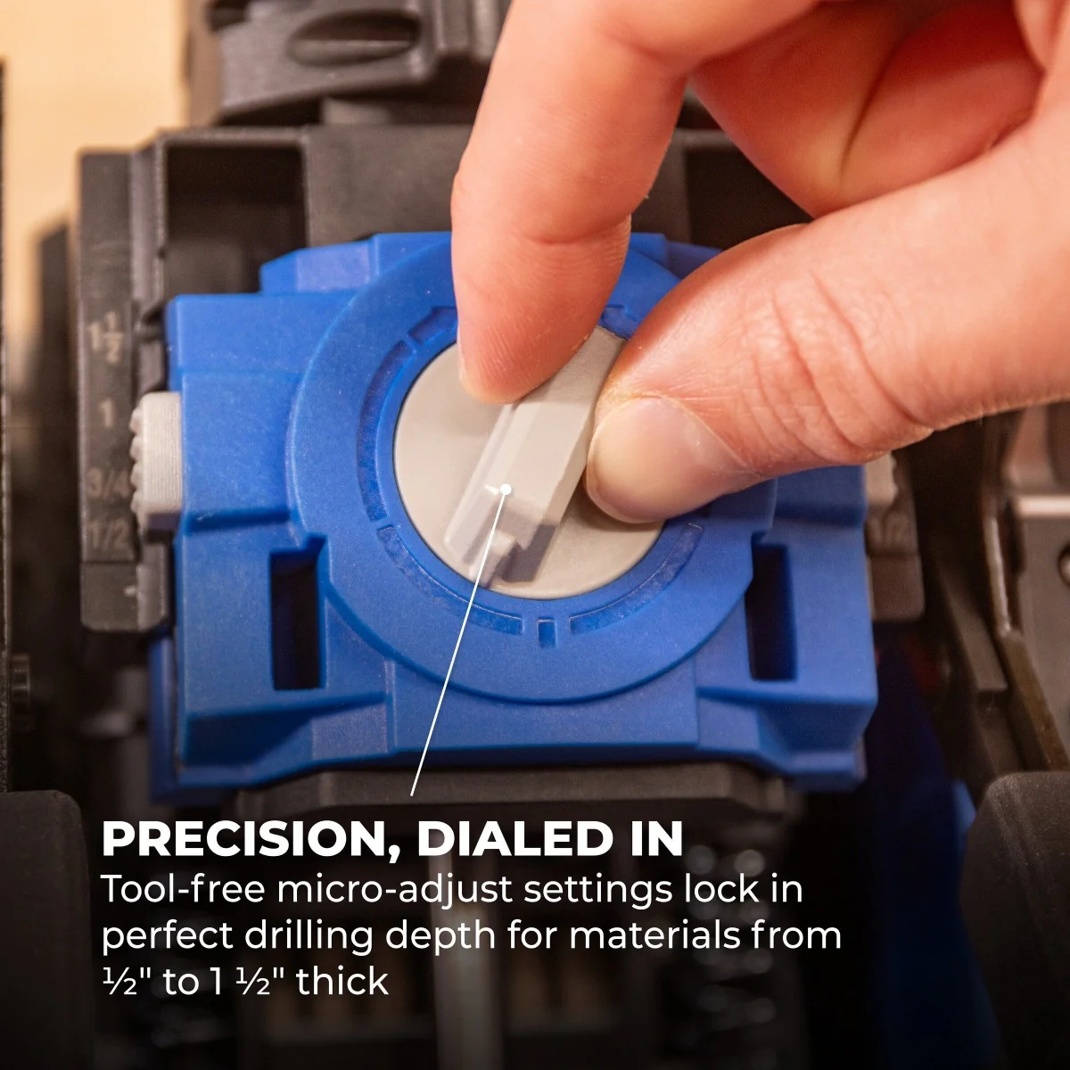 Kreg KPTRB100A Ionic Drive Cordless Rebel Pocket-Hole Joiner, Tool Only - Image 9