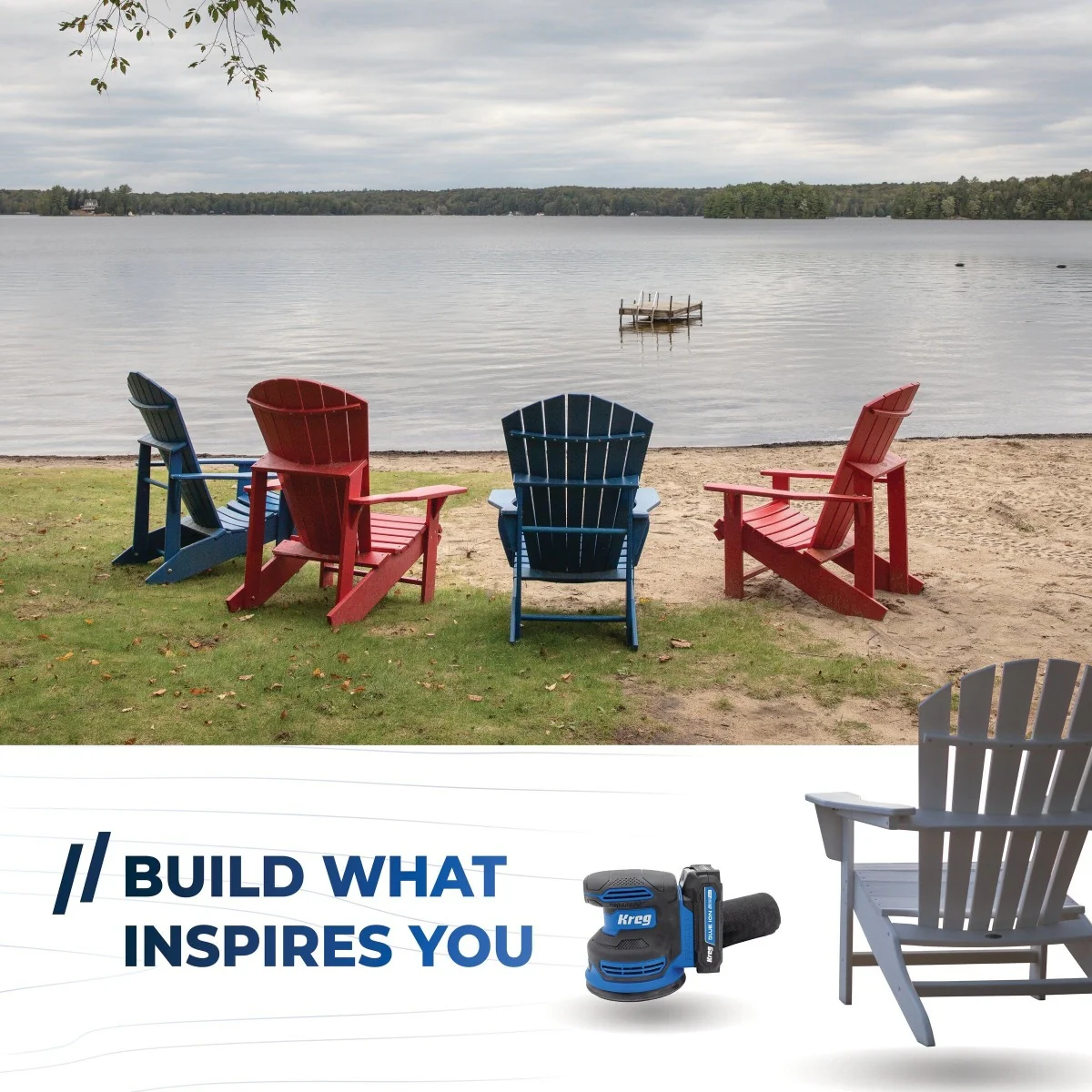 Kreg KPTRS500A 20V Ionic Drive Cordless 5-in Random Orbit Sander, Tool Only - Image 8