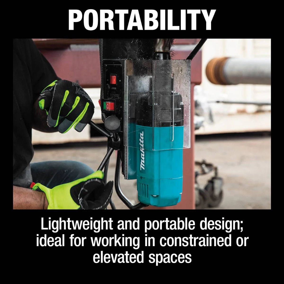 Makita HB350 1-3/8-in Magnetic Drill - Image 5