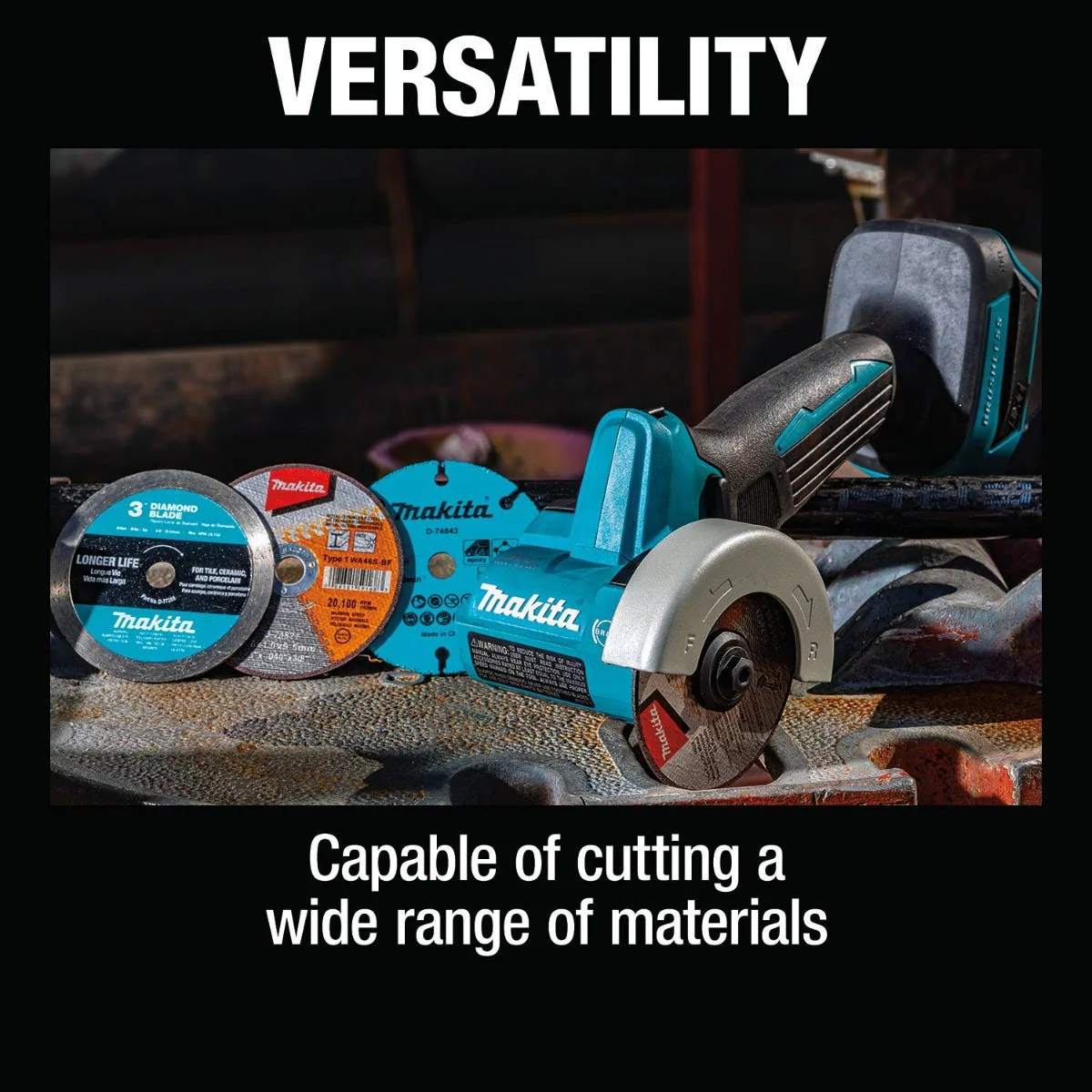 Makita XCM01Z 18V LXT Lithium-Ion Brushless Cordless 3" Cut-Off Tool, Tool Only - Image 15