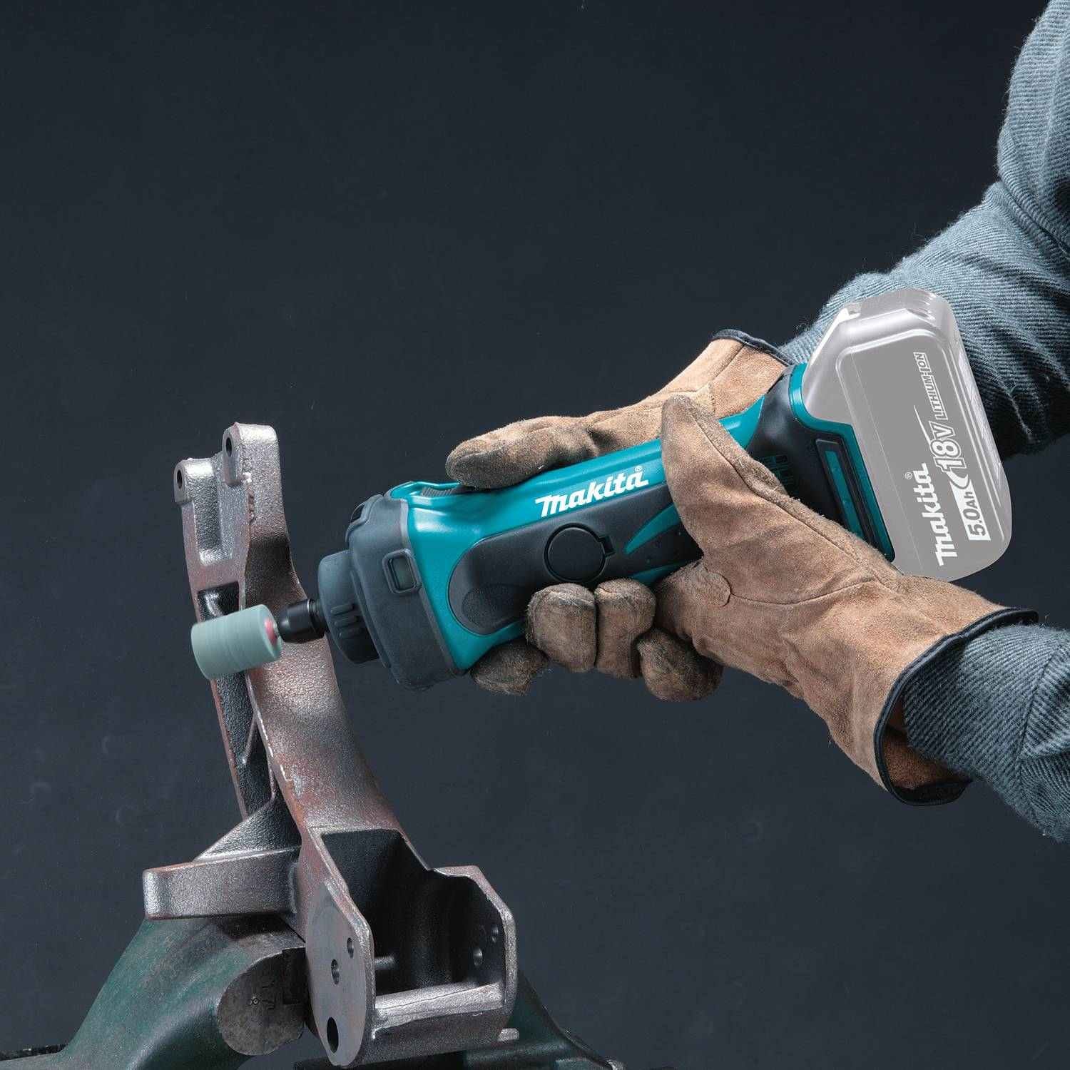 Makita XDG02Z 18V LXT Lithium-Ion Cordless 1/4" Compact Die Grinder, Tool Only - Image 3