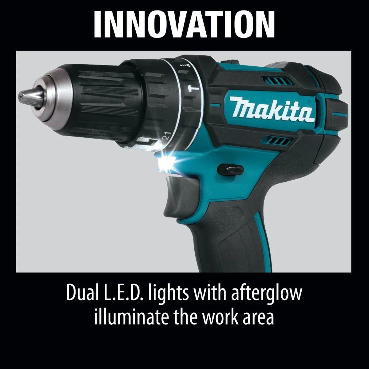 Makita XPH10Z 18V LXT Lithium-Ion Cordless 1/2" Hammer Driver-Drill, Tool Only - Image 4
