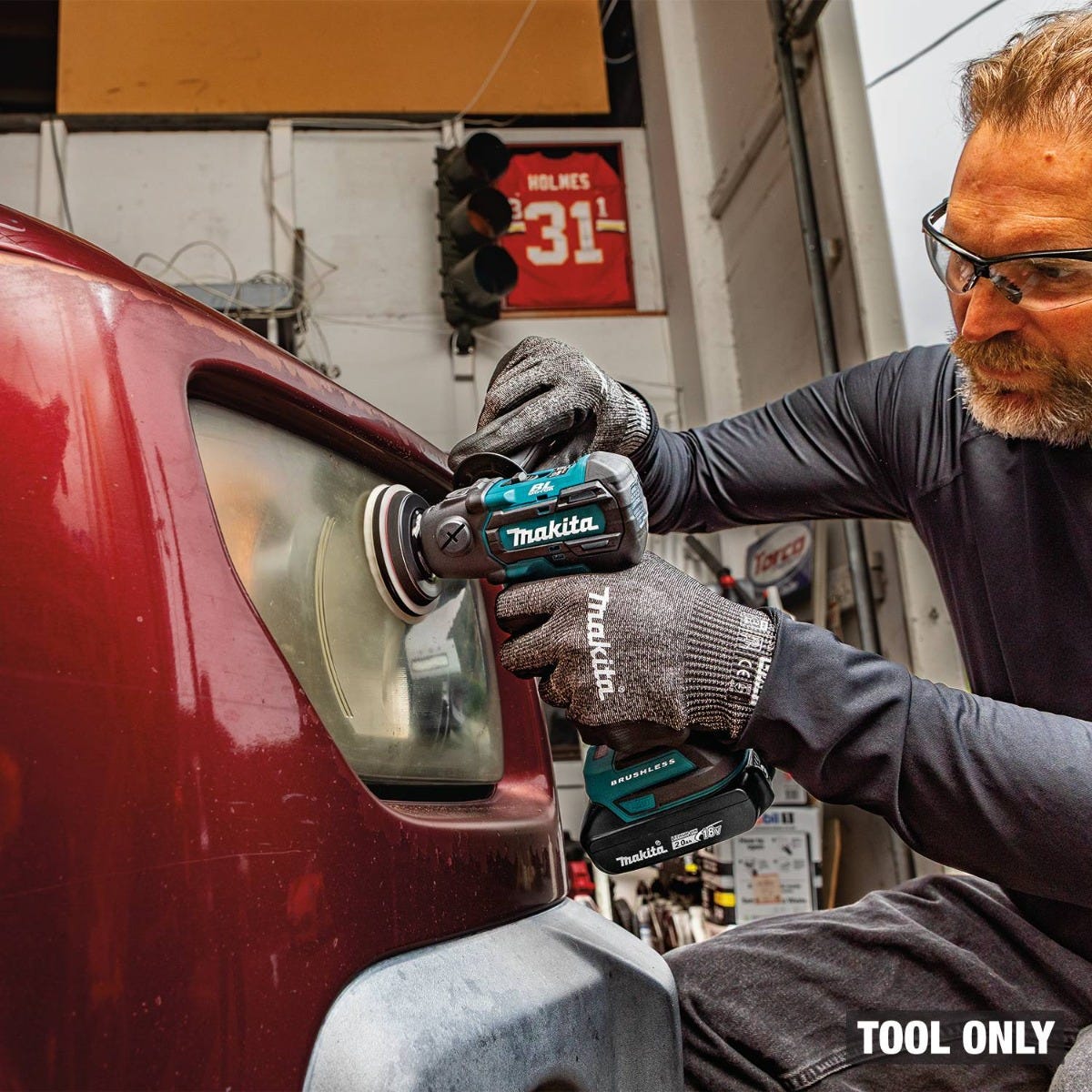 Makita XVP01Z 18V LXT Brushless Cordless 3-in. Polisher / 2-in. Sander, Tool Only - Image 4