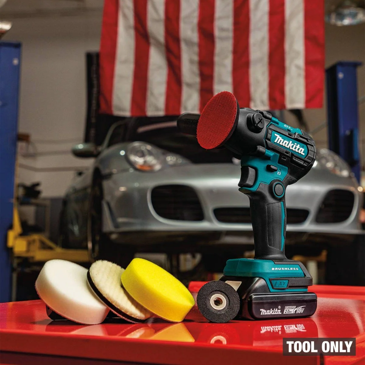 Makita XVP01Z 18V LXT Brushless Cordless 3-in. Polisher / 2-in. Sander, Tool Only - Image 7