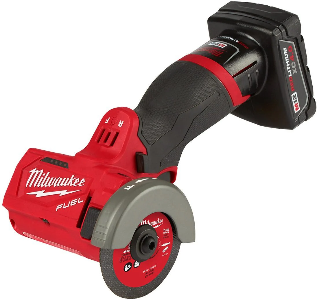 Milwaukee 2522-21XC M12 FUEL 3-Inch Compact Cut Off Tool 4.0Ah Kit - Image 3