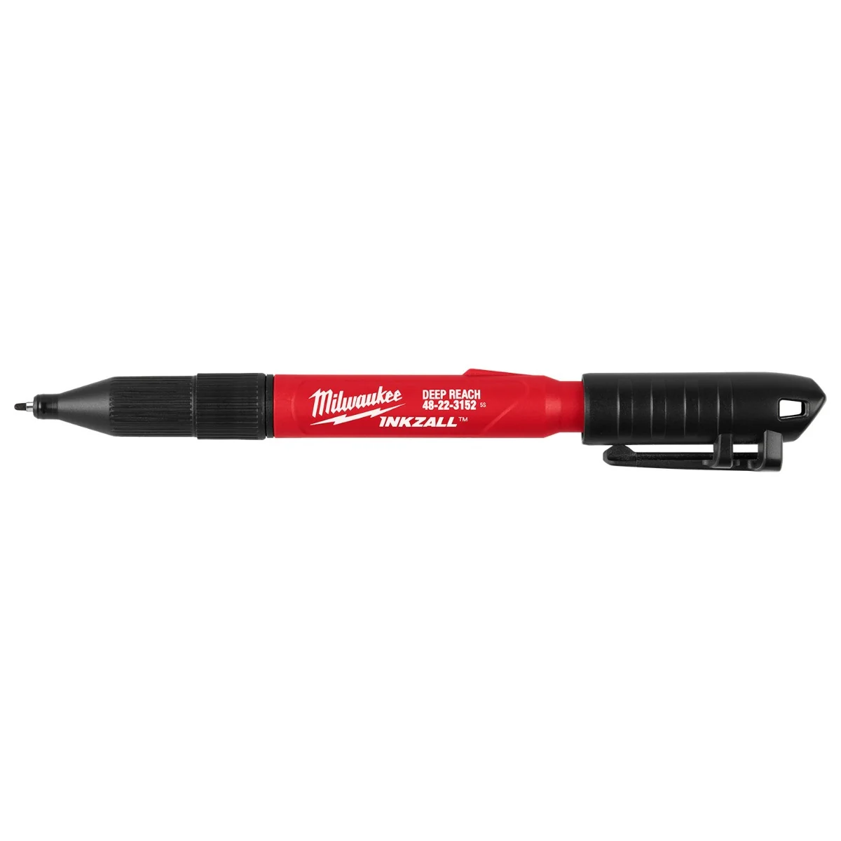 Milwaukee 48-22-3152 INKZALL 2IN1 Deep Reach Ultra Fine Point Black Jobsite Marker - Image 12