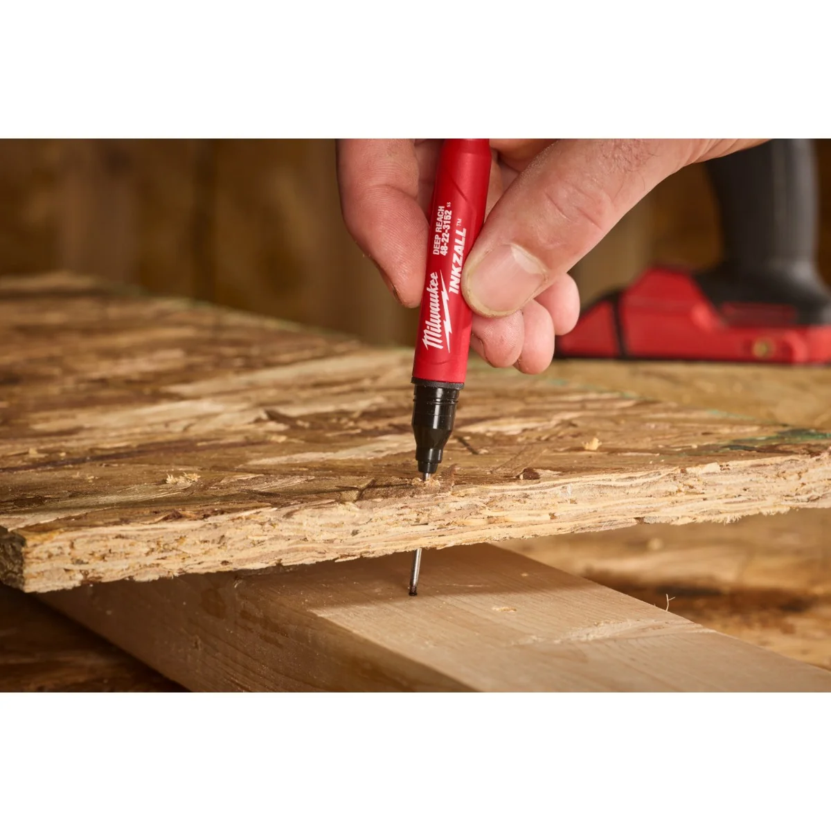 Milwaukee 48-22-3152 INKZALL 2IN1 Deep Reach Ultra Fine Point Black Jobsite Marker - Image 6