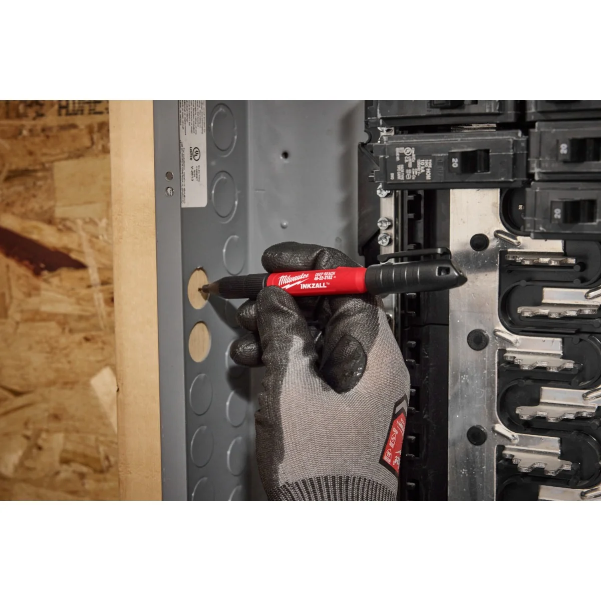 Milwaukee 48-22-3152 INKZALL 2IN1 Deep Reach Ultra Fine Point Black Jobsite Marker - Image 7