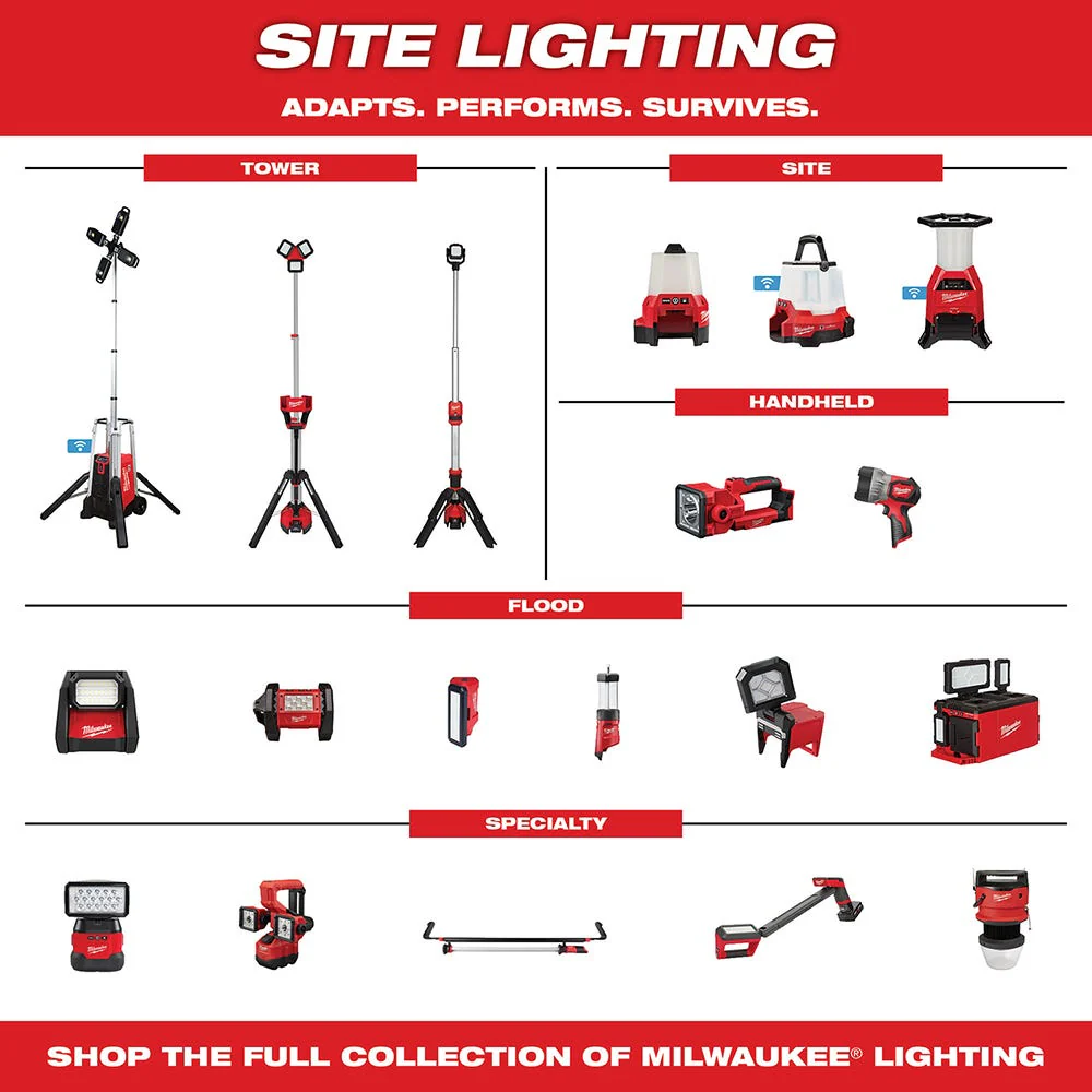 Milwaukee MXF041-1XC MX FUEL MX FUEL Cordless 27,000-Lumen ROCKET Tower Light / Charger - Image 12