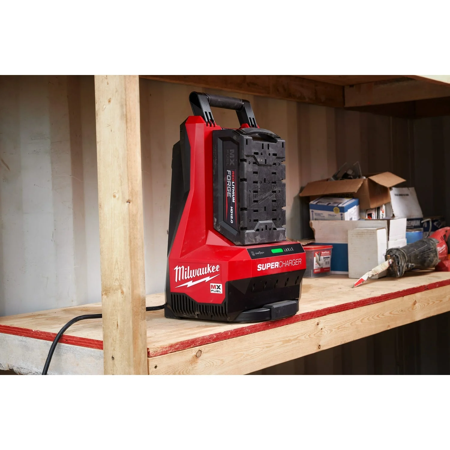 Milwaukee MXFSC-1HD12 MX FUEL REDLITHIUM FORGE HD12.0 BATTERY/SUPER CHARGER EXPANSION KIT - Image 14