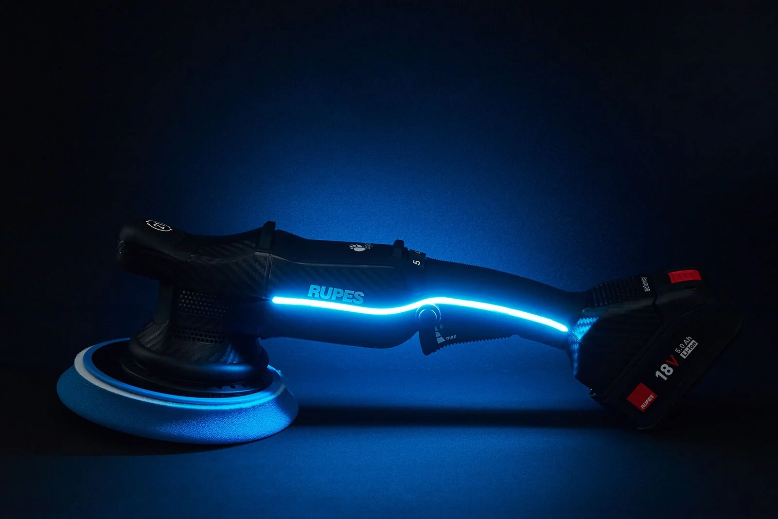 Rupes HLR21/CB2/BAS Ibrid HLR21 18v Cordless Polisher Basic 5.0Ah Kit - Image 10