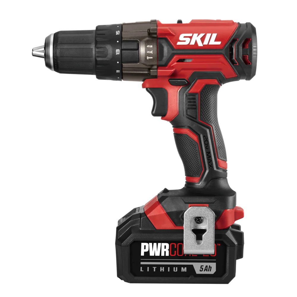 SKIL HD527803 20V 1/2" Hammer Drill Kit with PWRCORE 20 5.0Ah Lithium Battery - Image 3